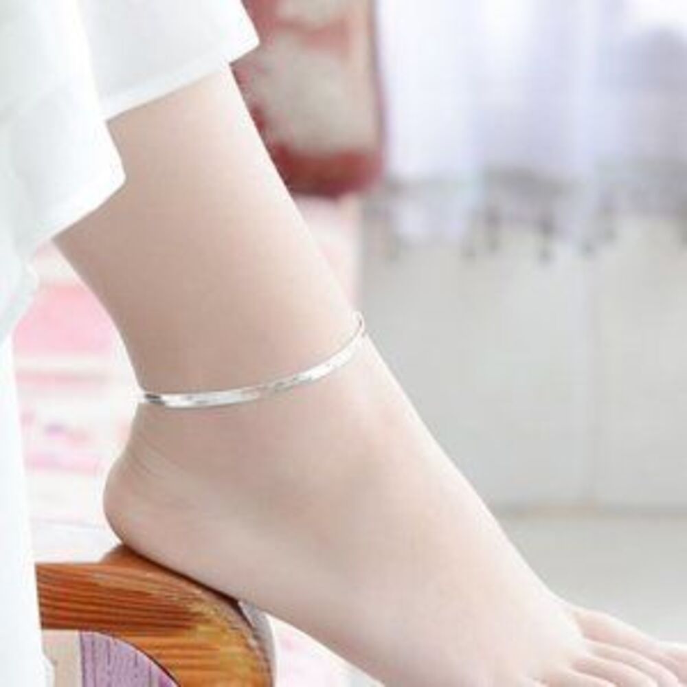NEW 925 Sterling Silver Snake Chain Anklet